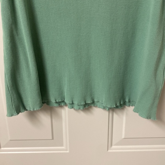 Dex 100% Cotton Mint Green Cotton Top - Picture 5 of 6